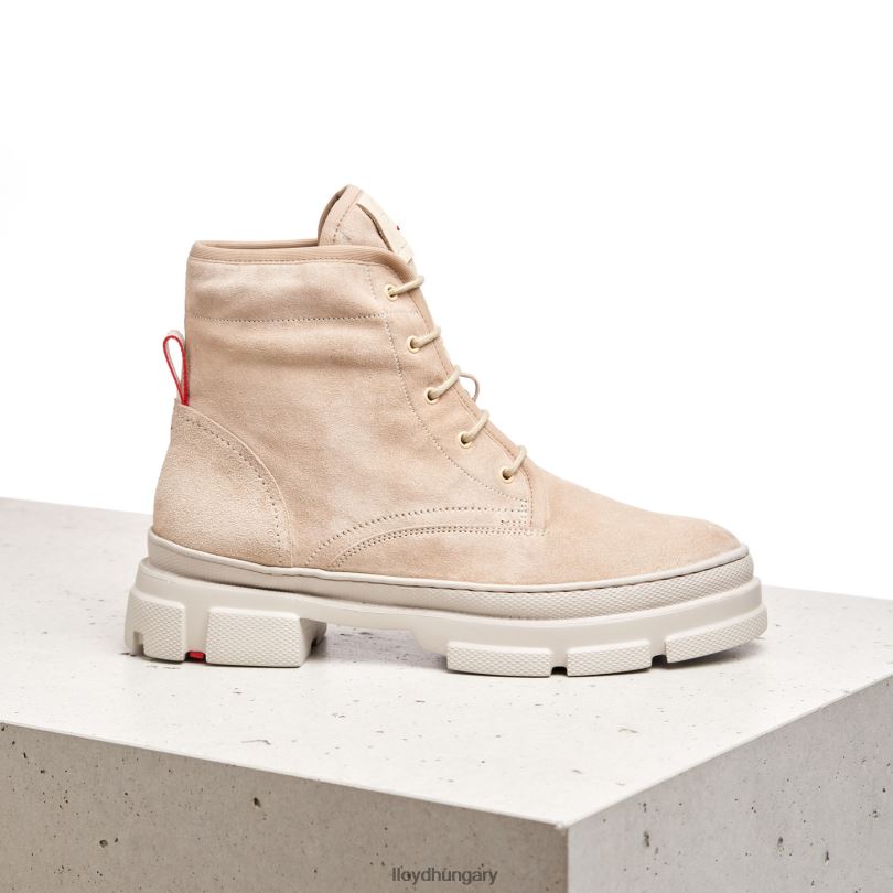 cipő HU LLOYD nők fűzős bokacsizma bézs 6444N977