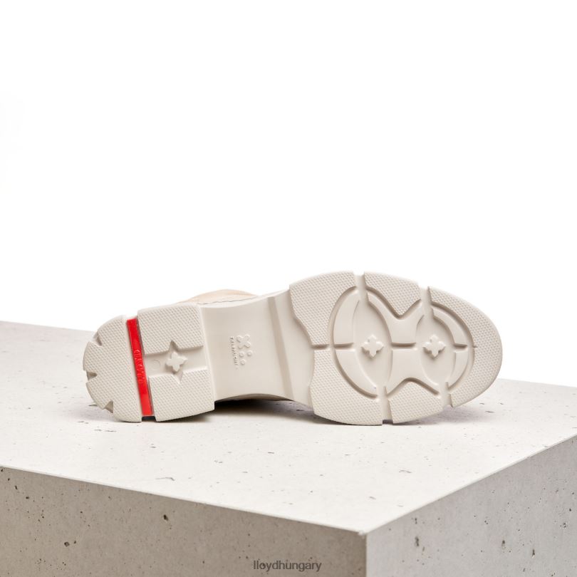 cipő HU LLOYD nők fűzős bokacsizma bézs 6444N977