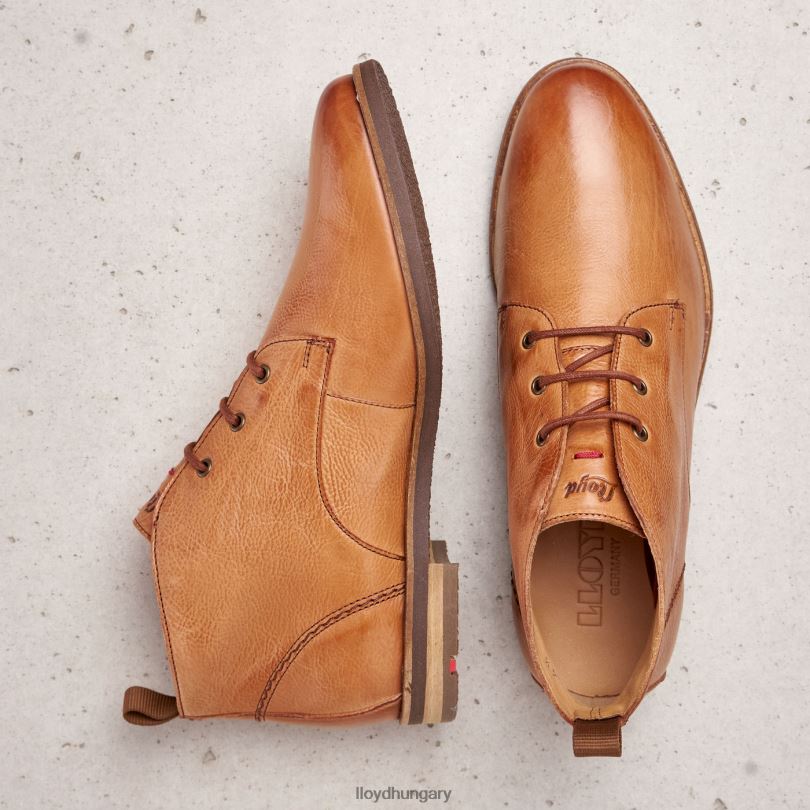 cipő HU LLOYD nők fűzős bokacsizma barna 6444N994