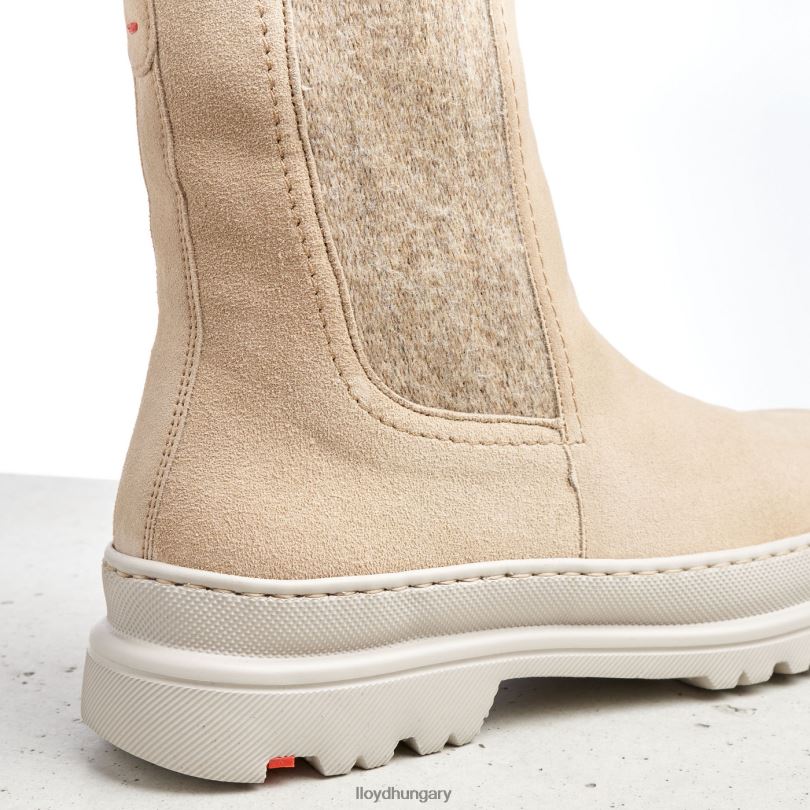 cipő HU LLOYD nők felbújós bokacsizma bézs 6444N924