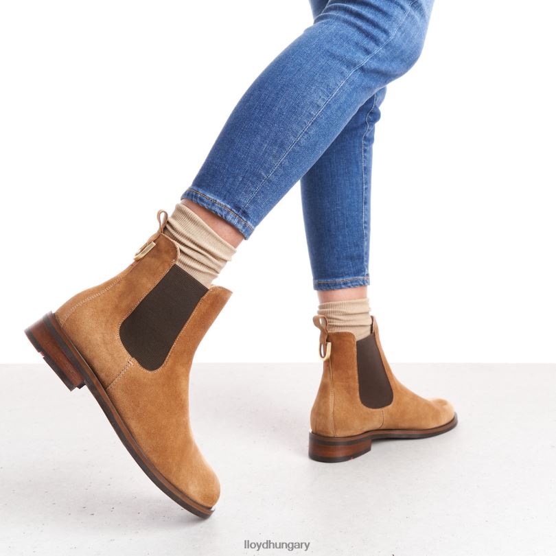 cipő HU LLOYD nők felbújós bokacsizma barna 6444N967