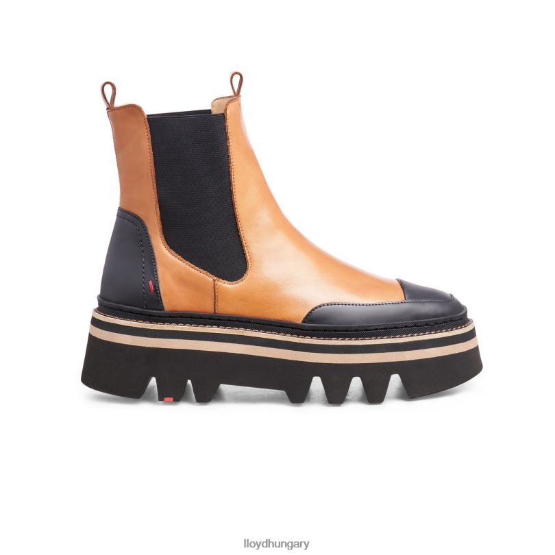 cipő HU LLOYD nők gumitalpú felcsúsztatható bokacsizma barna 6444N943