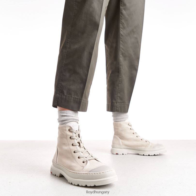 cipő HU LLOYD nők könnyű talpú bőr bokacsizma bézs 6444N955