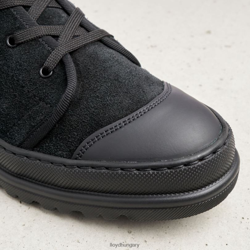 cipő HU LLOYD nők könnyű talpú bőr bokacsizma fekete 6444N927