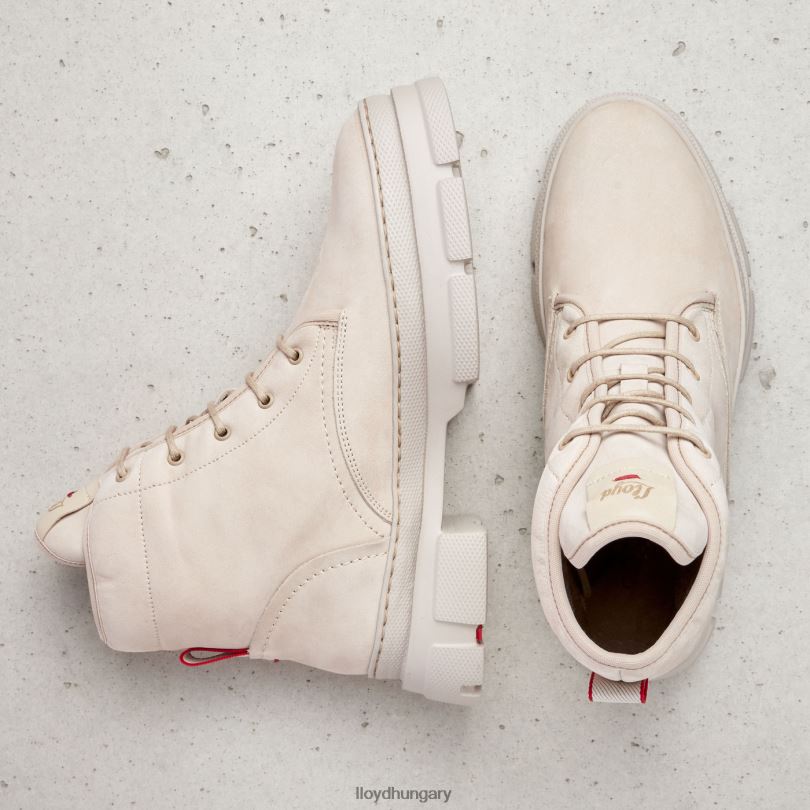 cipő HU LLOYD nők könnyű talpú bokacsizma bézs 6444N956