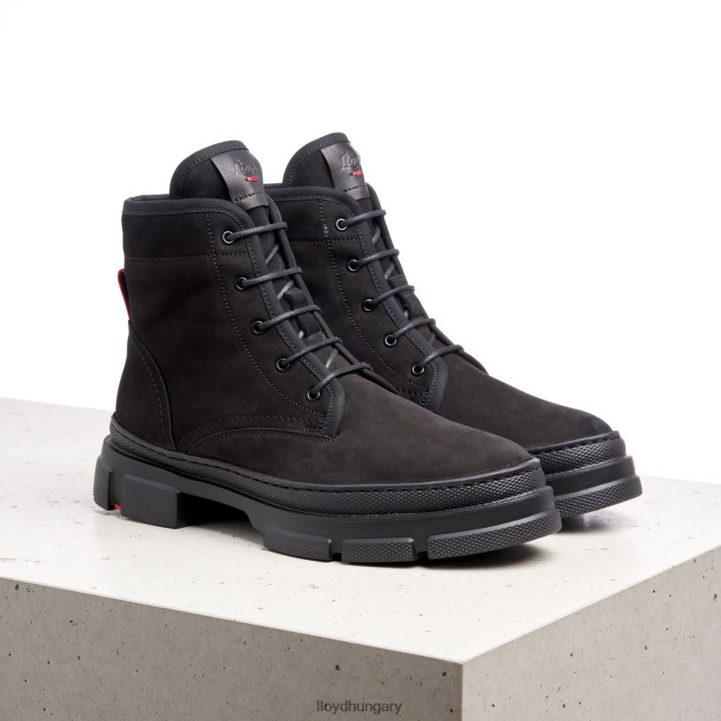 cipő HU LLOYD nők könnyű talpú bokacsizma fekete 6444N931