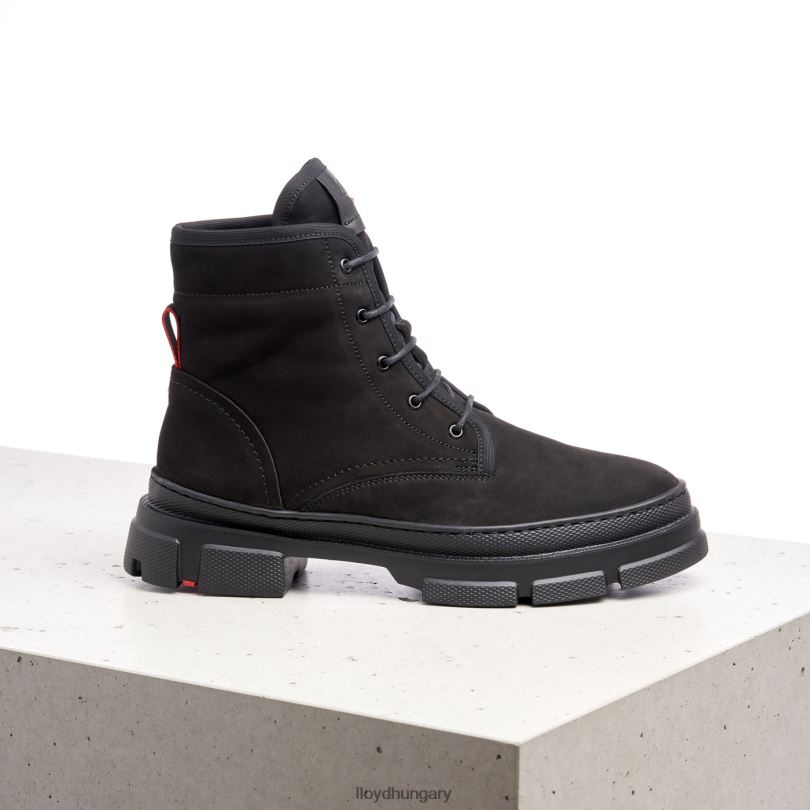 cipő HU LLOYD nők könnyű talpú bokacsizma fekete 6444N931