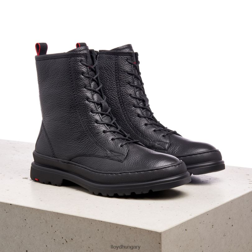 cipő HU LLOYD nők könnyű talpú bokacsizma fekete 6444N999