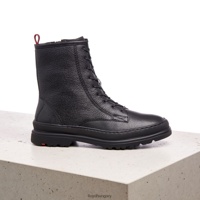 cipő HU LLOYD nők könnyű talpú bokacsizma fekete 6444N999