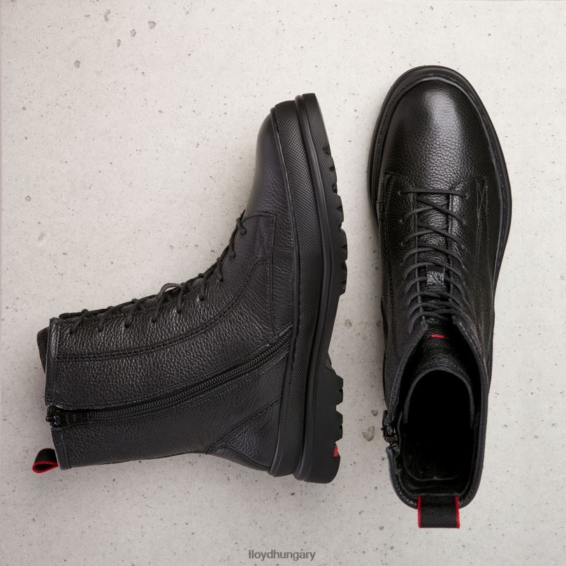 cipő HU LLOYD nők könnyű talpú bokacsizma fekete 6444N999