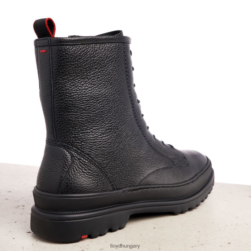 cipő HU LLOYD nők könnyű talpú bokacsizma fekete 6444N999