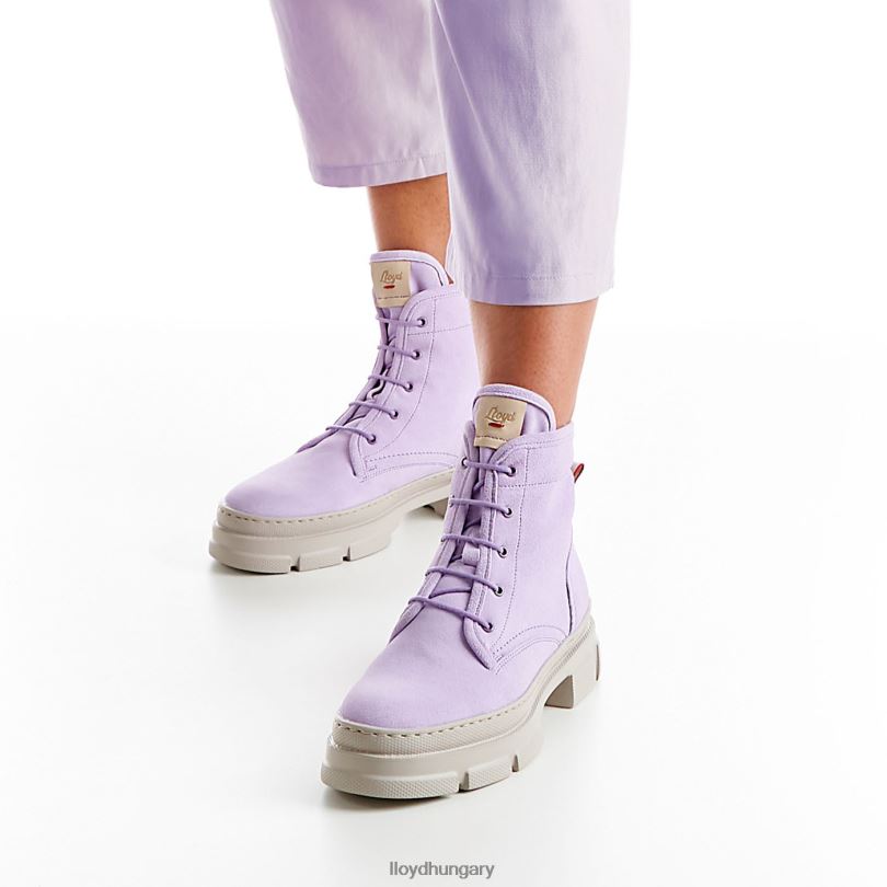 cipő HU LLOYD nők könnyű talpú bokacsizma lila 6444N917