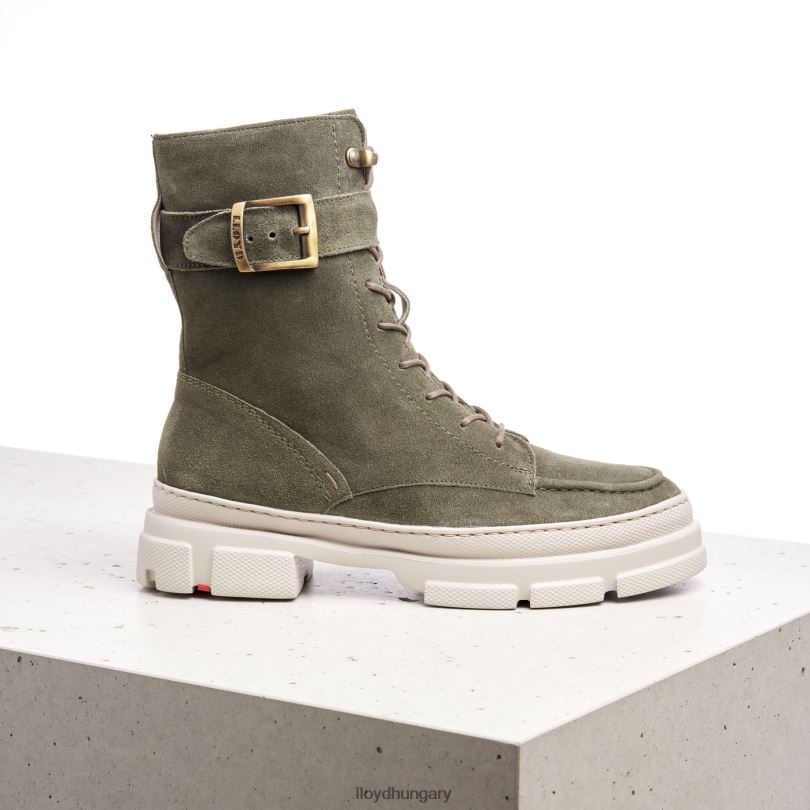 cipő HU LLOYD nők könnyű talpú bokacsizma zöld 6444N949