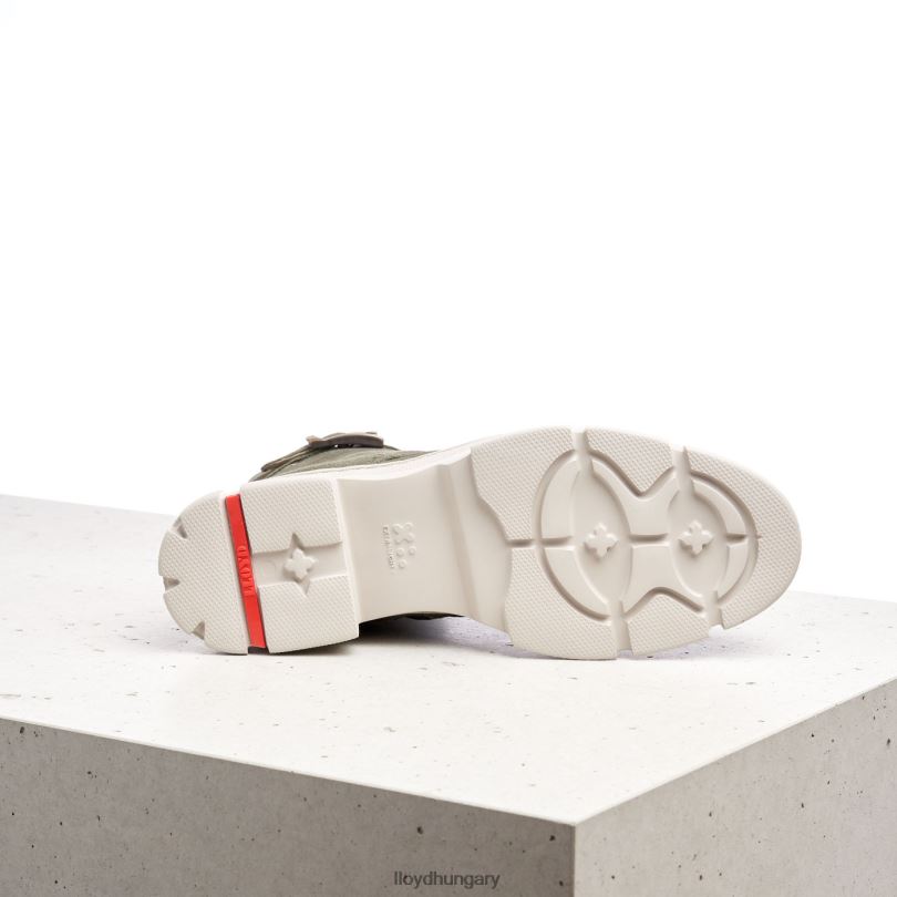 cipő HU LLOYD nők könnyű talpú bokacsizma zöld 6444N949