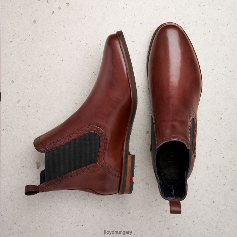 cipő HU LLOYD nők könnyen becsúsztatható bokacsizmába barna 6444N1004