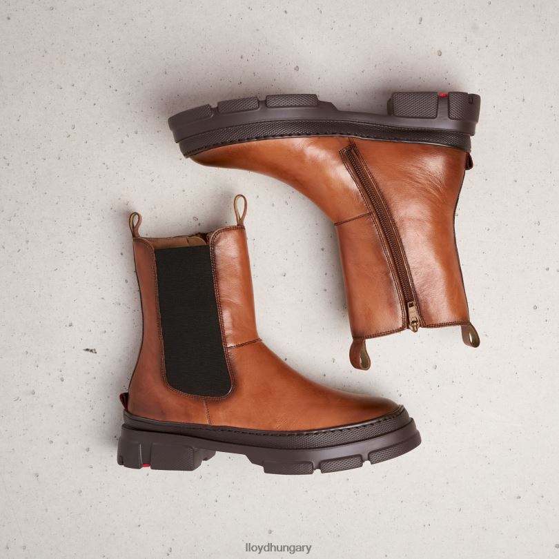 cipő HU LLOYD nők könnyen becsúsztatható bokacsizmába barna 6444N987