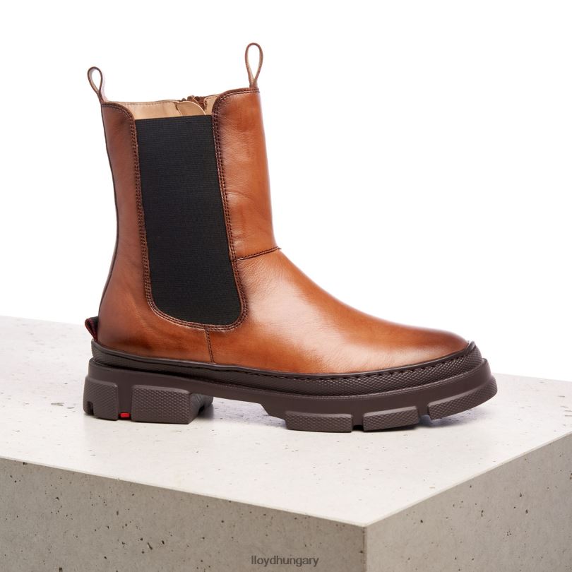 cipő HU LLOYD nők könnyen becsúsztatható bokacsizmába barna 6444N987