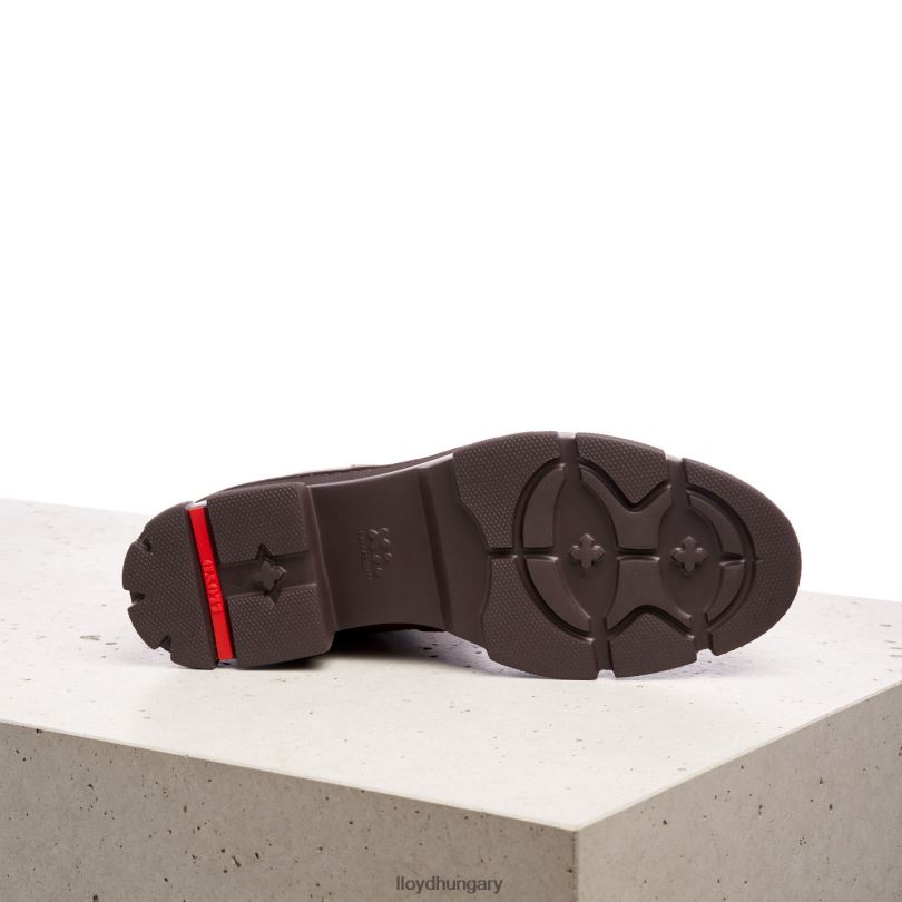 cipő HU LLOYD nők könnyen becsúsztatható bokacsizmába barna 6444N987