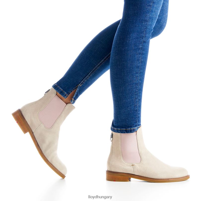 cipő HU LLOYD nők könnyen becsúsztatható bokacsizmába fehér 6444N980