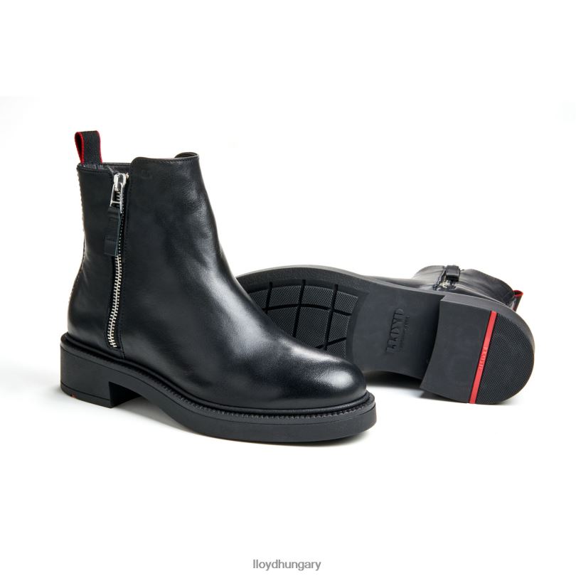 cipő HU LLOYD nők klasszikus bokacsizma fekete 6444N895