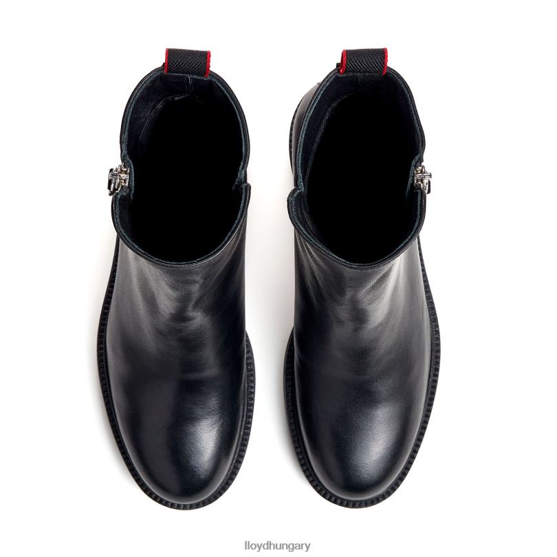 cipő HU LLOYD nők klasszikus bokacsizma fekete 6444N895