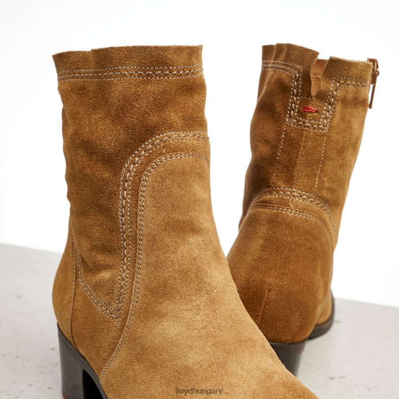 cipő HU LLOYD nők légáteresztő bokacsizma barna 6444N962