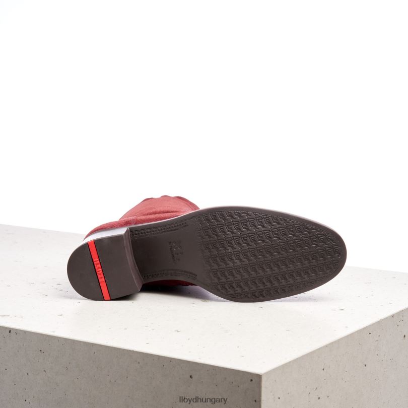 cipő HU LLOYD nők légáteresztő bokacsizma piros 6444N983