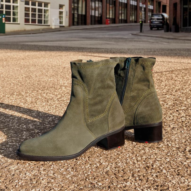 cipő HU LLOYD nők légáteresztő bokacsizma zöld 6444N992