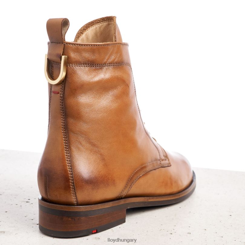 cipő HU LLOYD nők sima bőr bokacsizma barna 6444N982