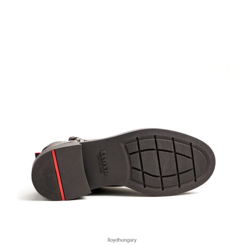 cipő HU LLOYD nők sportos sima bőr bokacsizma barna 6444N896