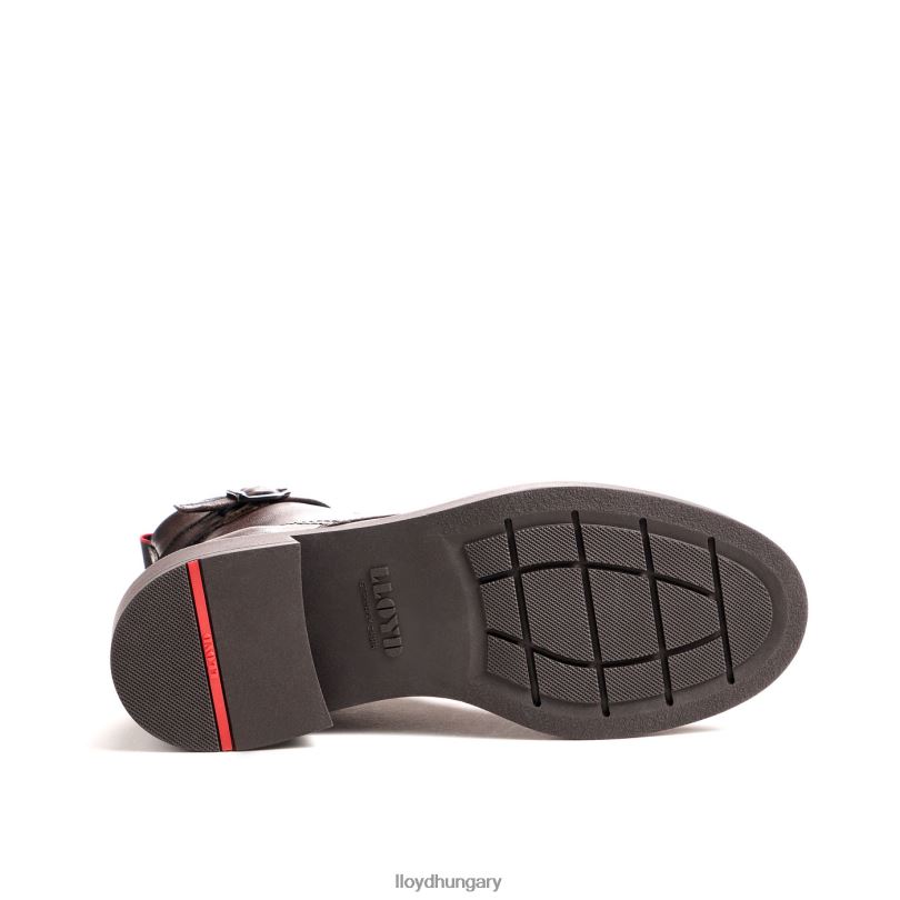 cipő HU LLOYD nők sportos sima bőr bokacsizma barna 6444N951