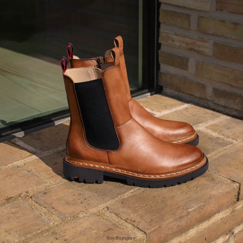 cipő HU LLOYD nők stiefelette barna 6444N963