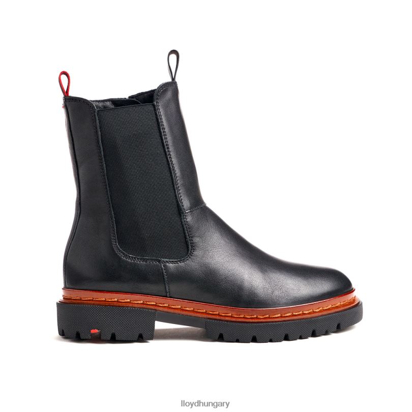 cipő HU LLOYD nők stiefelette fekete 6444N939