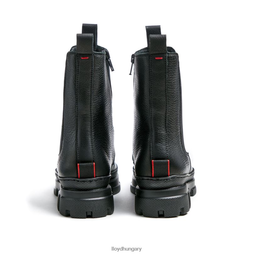 cipő HU LLOYD nők talpú bokacsizma fekete 6444N910