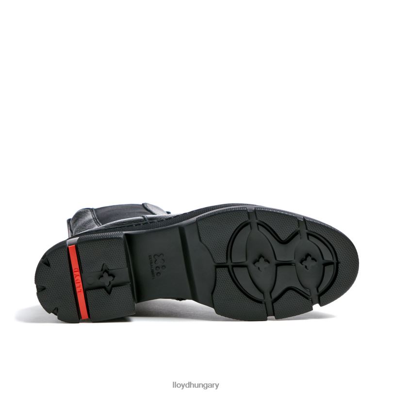 cipő HU LLOYD nők talpú bokacsizma fekete 6444N910