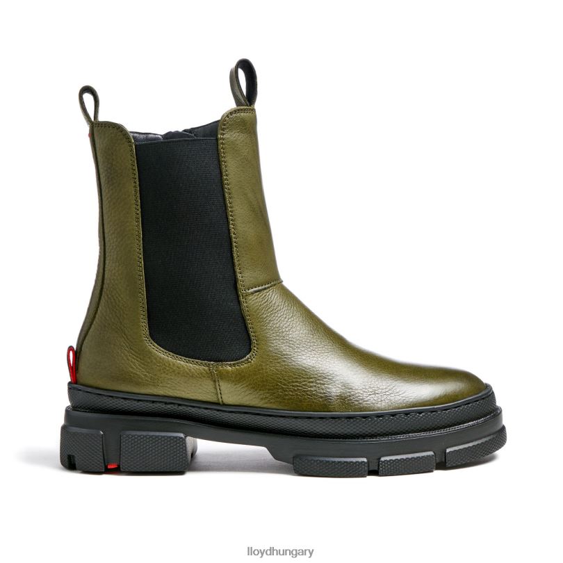 cipő HU LLOYD nők talpú bokacsizma zöld 6444N911