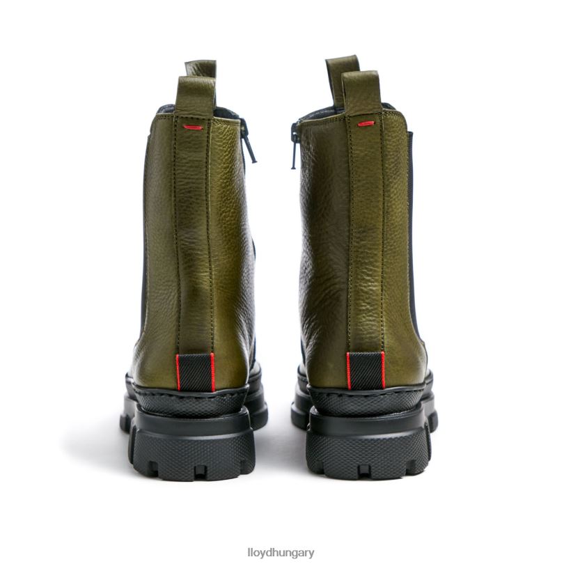 cipő HU LLOYD nők talpú bokacsizma zöld 6444N911