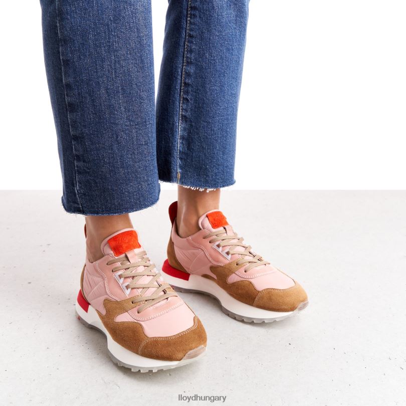 cipő HU LLOYD nők alacsony felsőrészű bőr tornacipő kombinált 6444N805