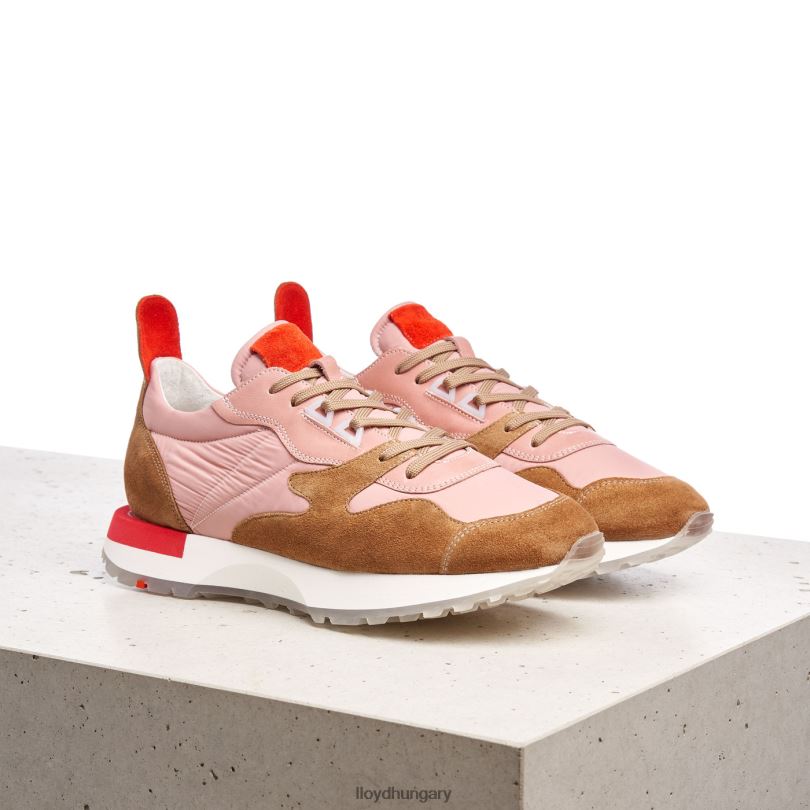 cipő HU LLOYD nők alacsony felsőrészű bőr tornacipő kombinált 6444N805