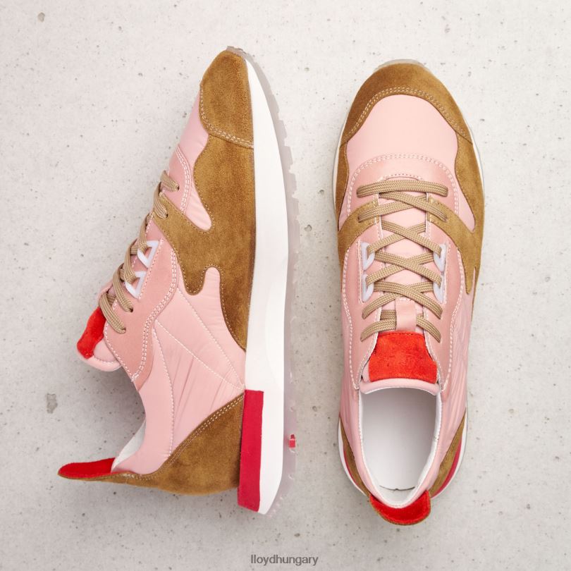 cipő HU LLOYD nők alacsony felsőrészű bőr tornacipő kombinált 6444N805