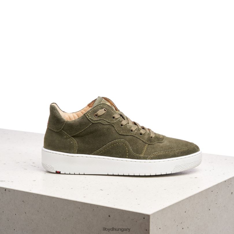 cipő HU LLOYD nők alacsony felsőrészű bőr tornacipő zöld 6444N768