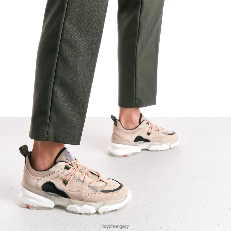 cipő HU LLOYD nők alacsony felső tornacipő bézs 6444N778