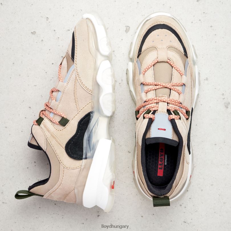 cipő HU LLOYD nők alacsony felső tornacipő bézs 6444N778