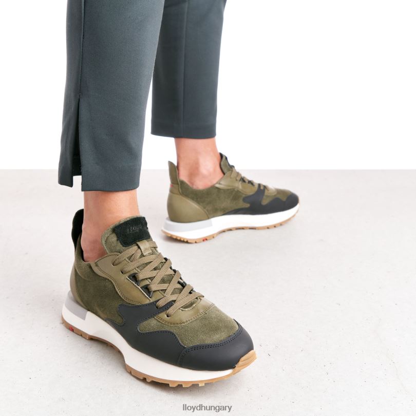 cipő HU LLOYD nők alacsony felső tornacipő zöld 6444N773