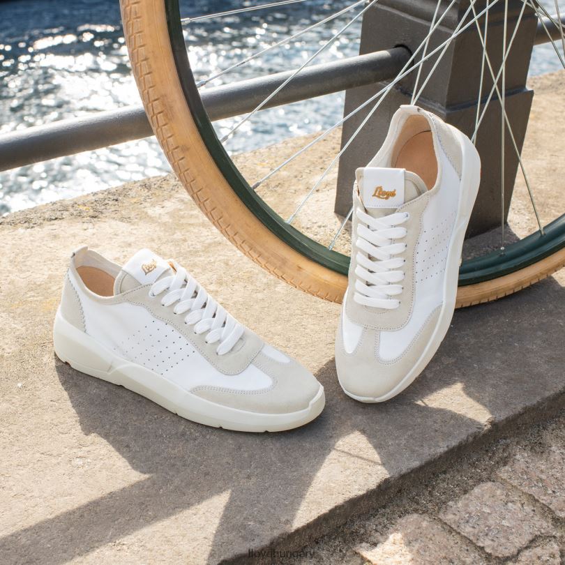 cipő HU LLOYD nők alacsony szárú tornacipők fehér 6444N827