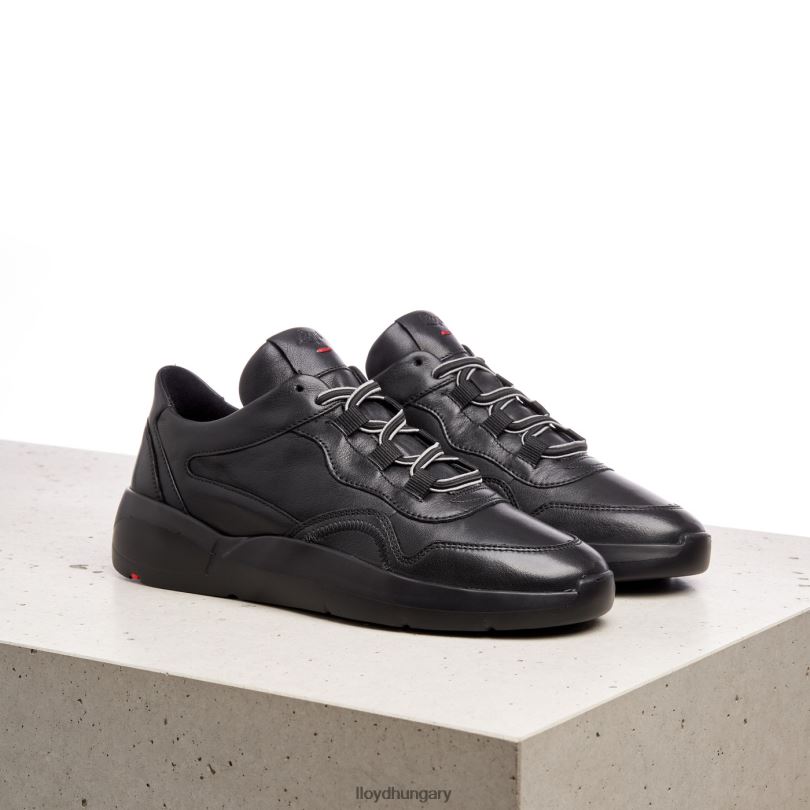 cipő HU LLOYD nők alacsony szárú tornacipők fekete 6444N858