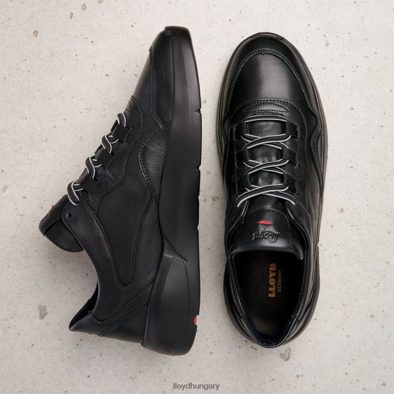 cipő HU LLOYD nők alacsony szárú tornacipők fekete 6444N858