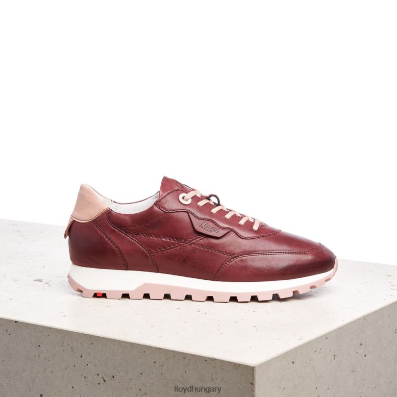 cipő HU LLOYD nők alacsony szárú tornacipők piros 6444N803