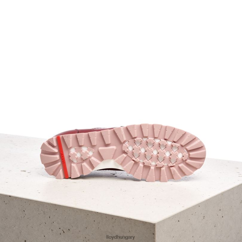 cipő HU LLOYD nők alacsony szárú tornacipők piros 6444N803