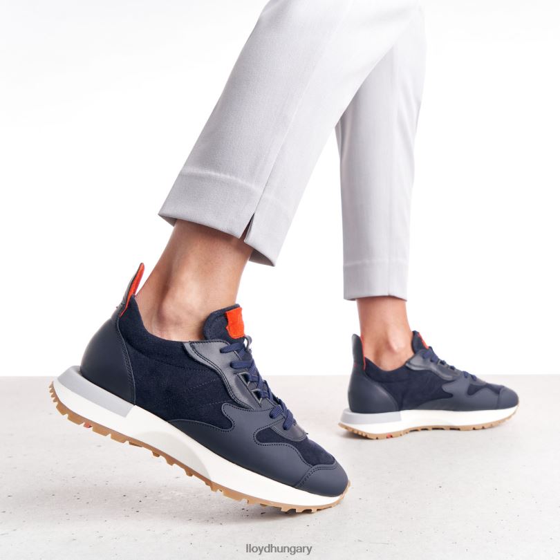 cipő HU LLOYD nők báránybőr tornacipő kék 6444N791